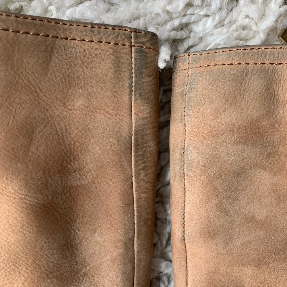 Aldo Side Zip Up Suede Boots - Picture 5 of 8